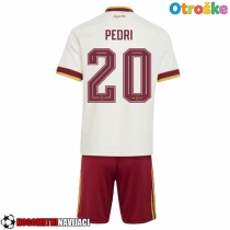 Otroške Nogometnih dresov Španija Pedri Gonzalez #20 Gostujoči SP 2026 Kratki rokavi (+ hlače)